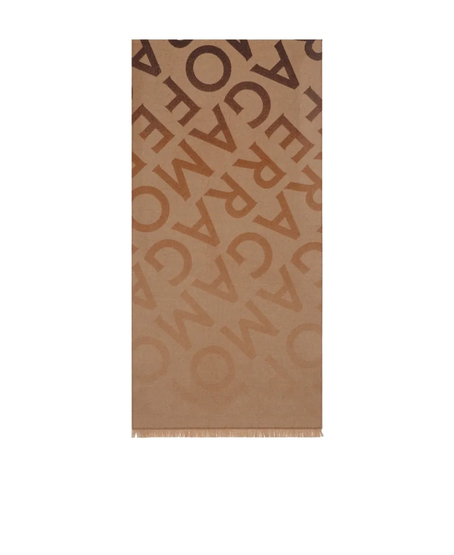 Allover Logo Jacquard Scarf