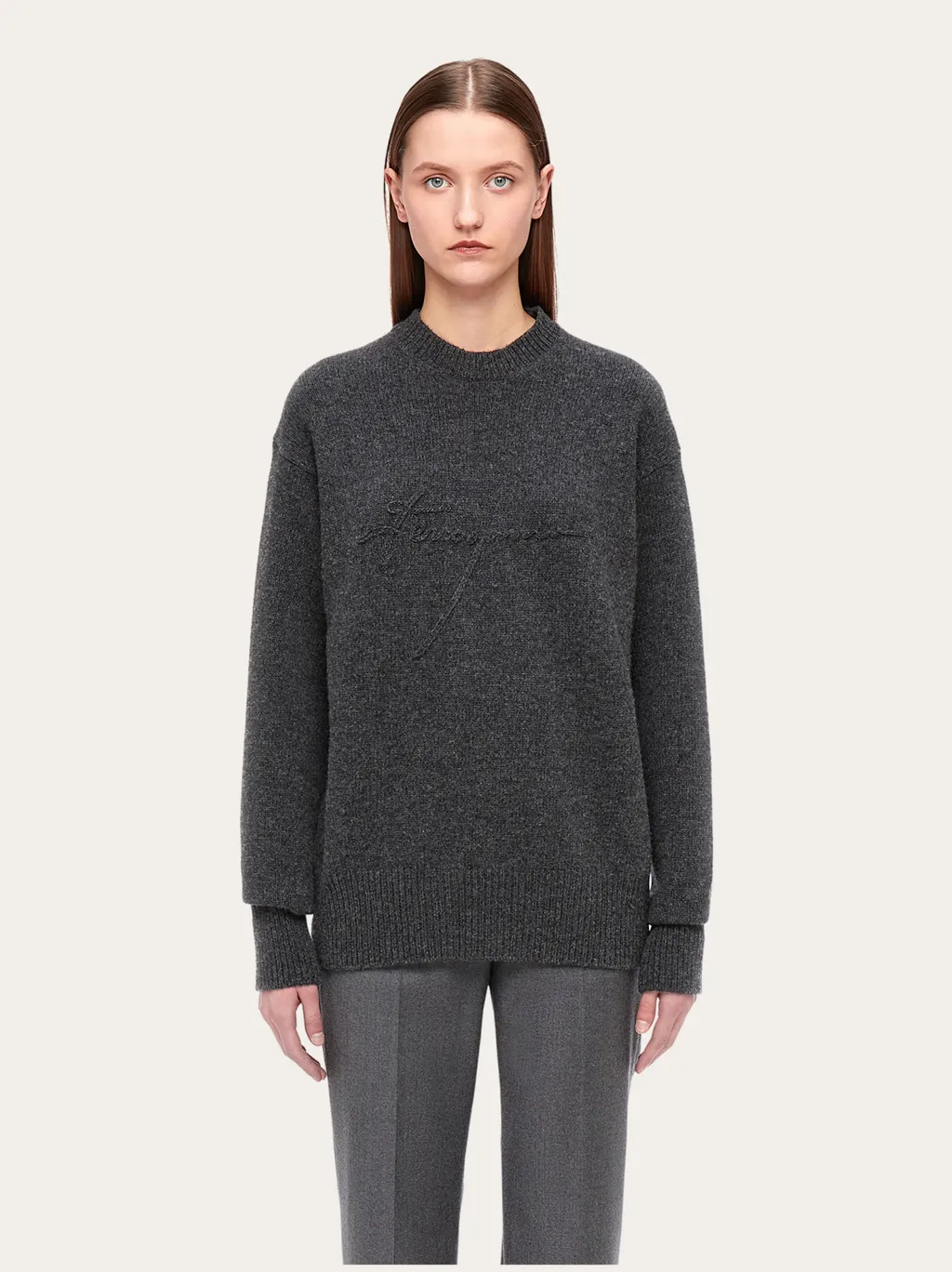 Logo Embroidered Jumper