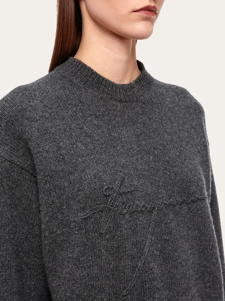 Logo Embroidered Jumper