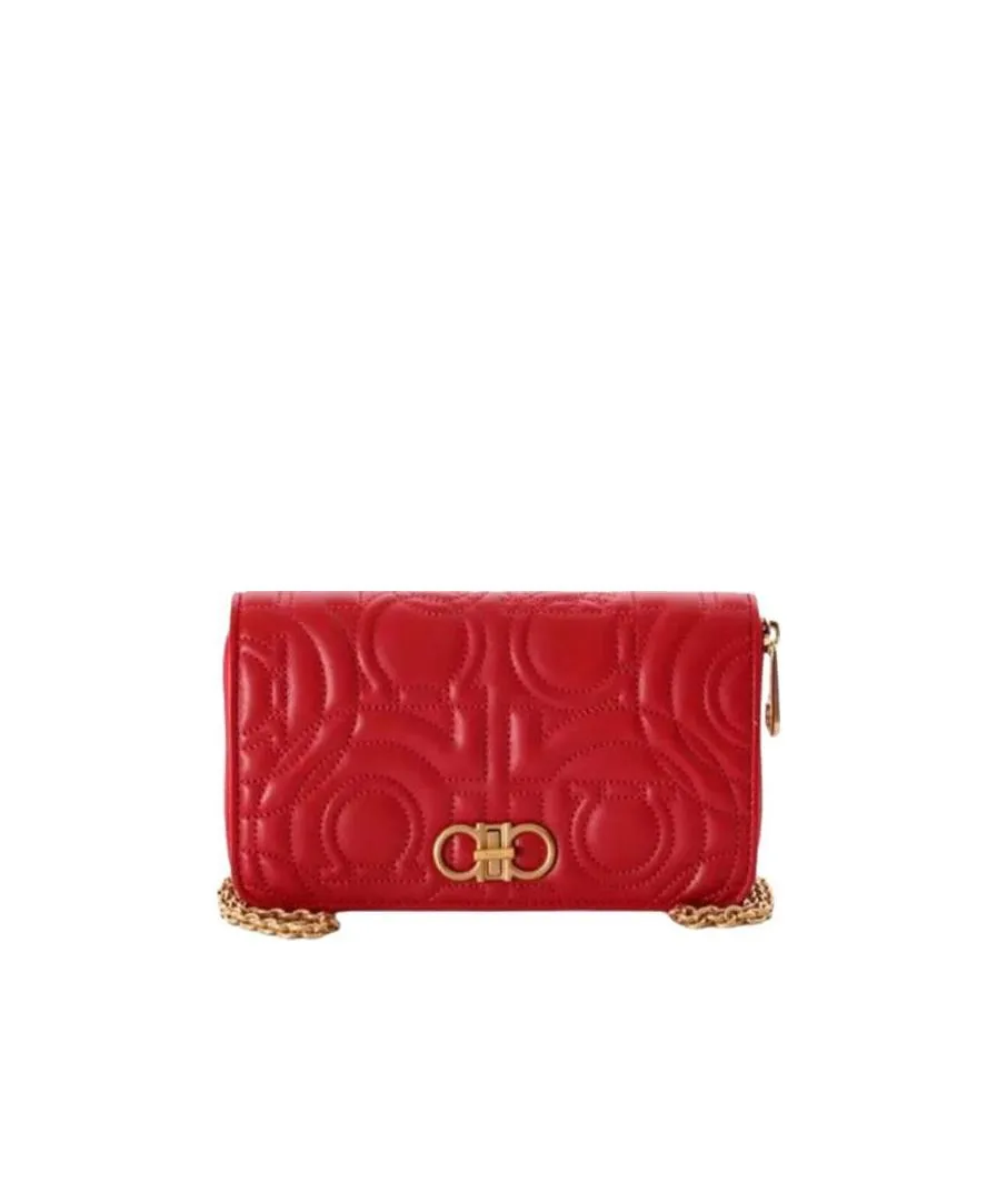 Embossed Chain Wallet
