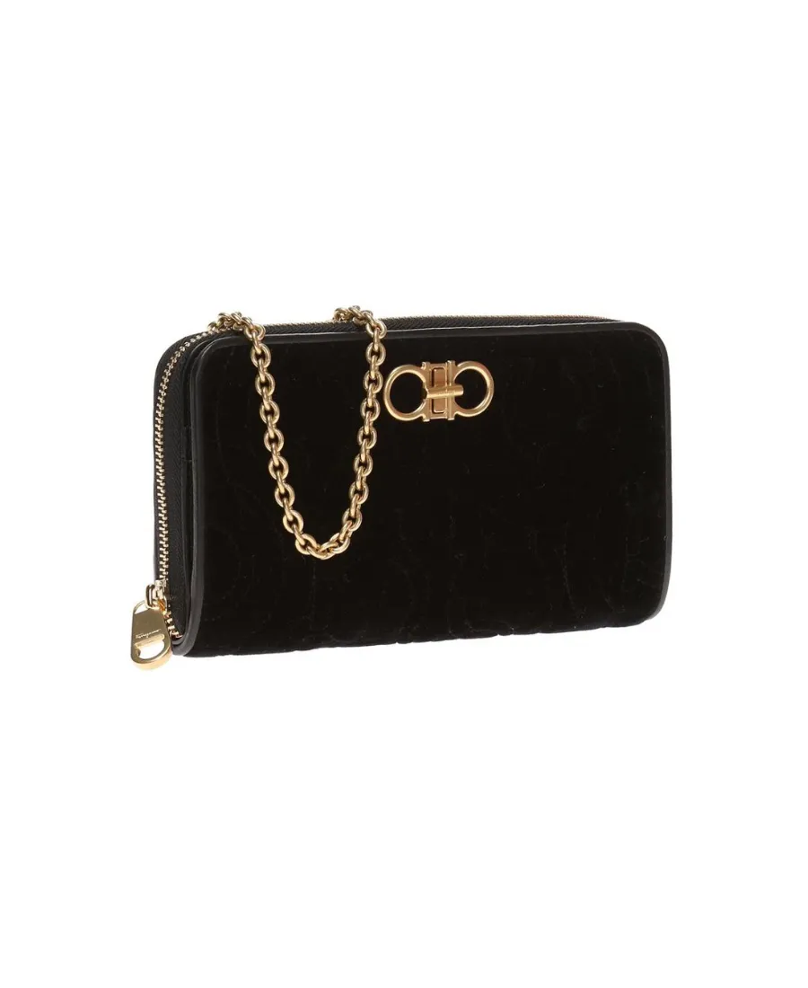 Logo Embossed Shoulder Bag