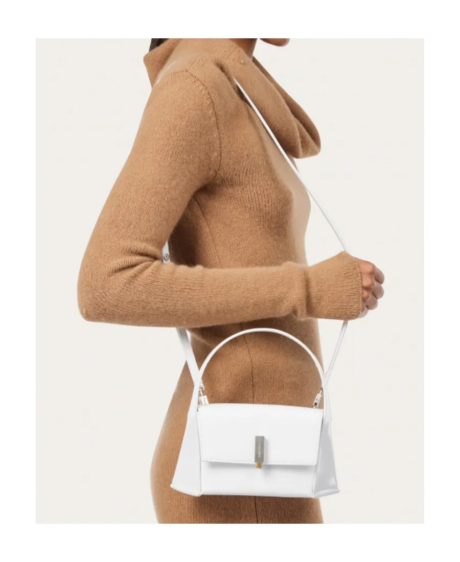 Logo Detailed Foldover Top Tote Bag