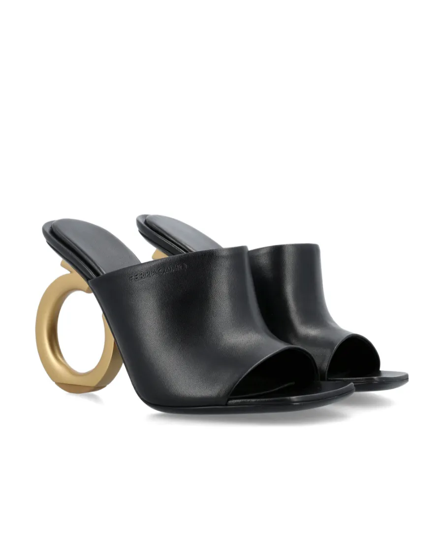 Elina Sculpted Heeled Mules