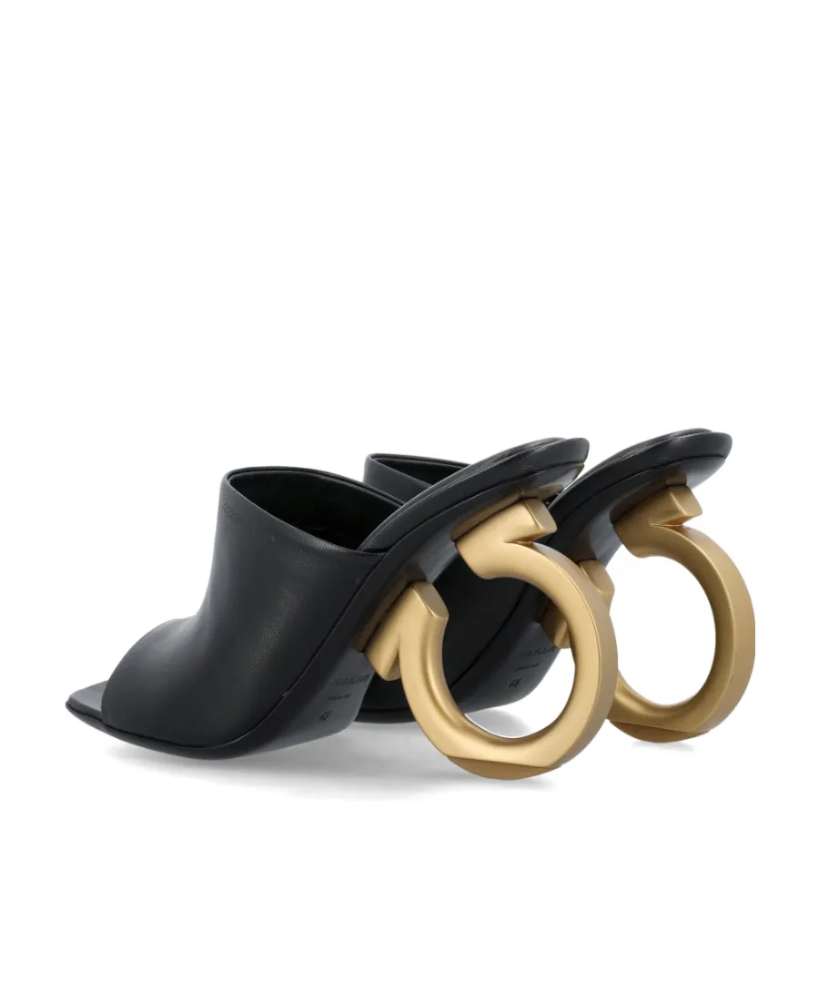 Elina Sculpted Heeled Mules