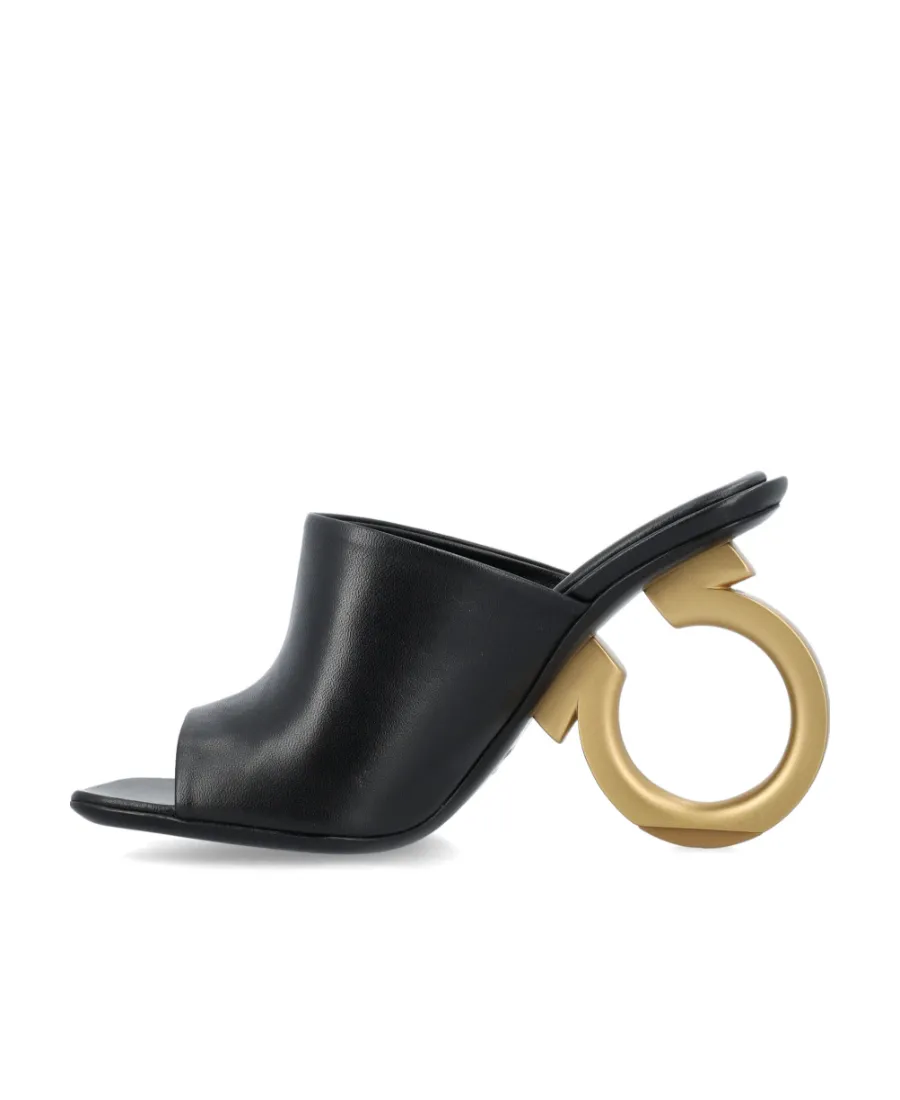 Elina Sculpted Heeled Mules