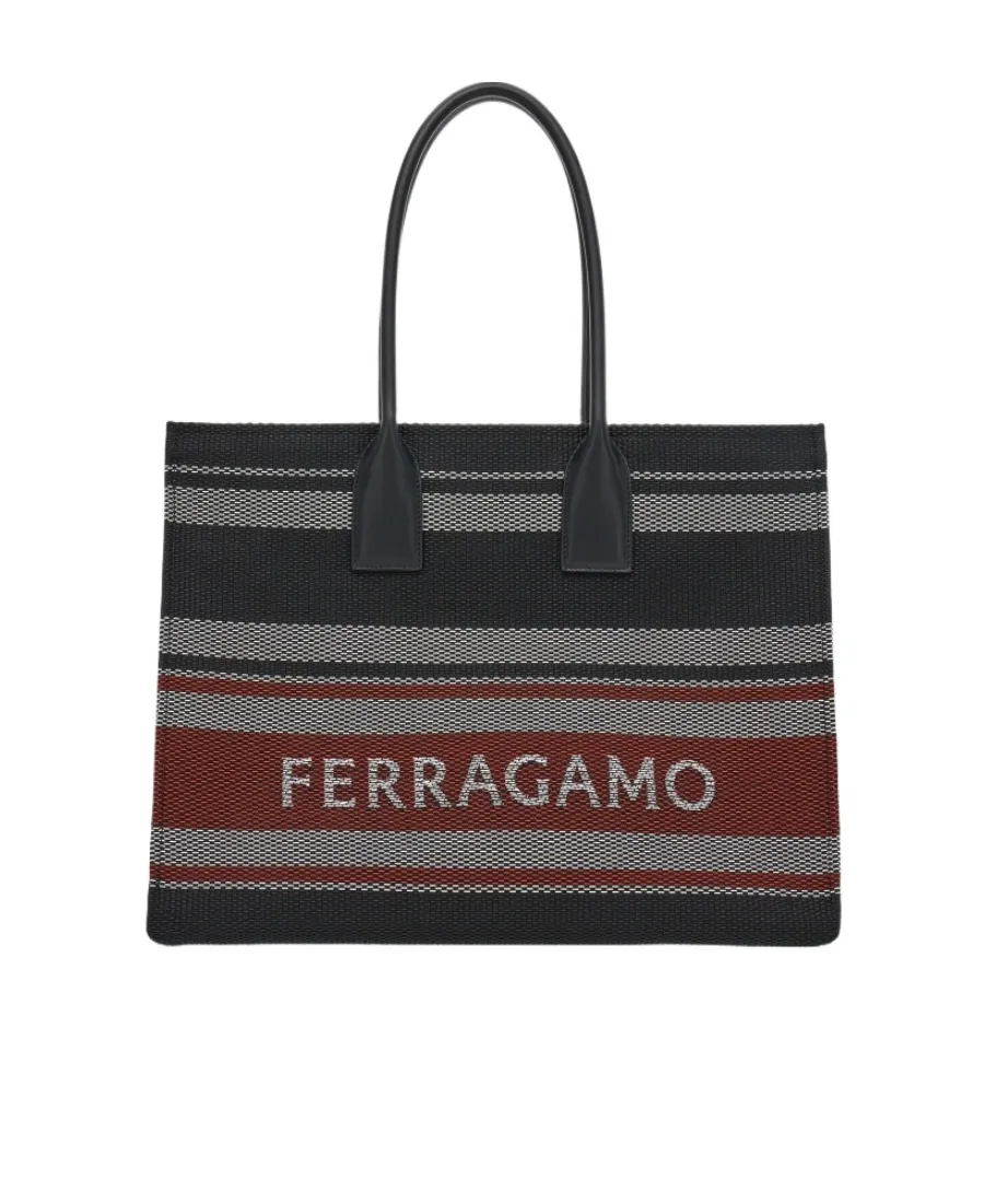 Logo Jacquard Signature Tote Bag