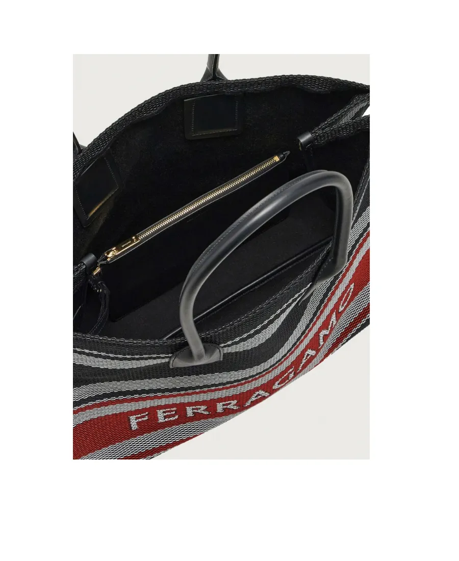 Logo Jacquard Signature Tote Bag