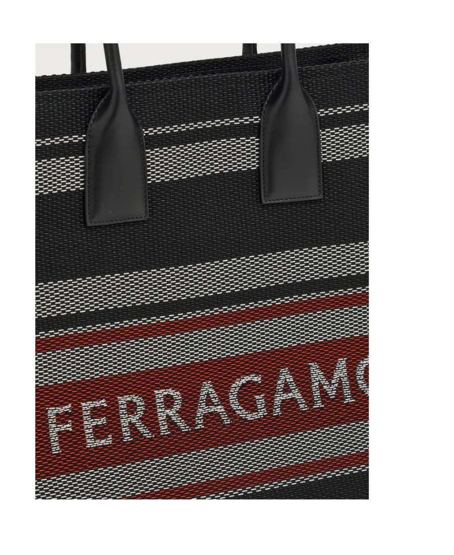 Logo Jacquard Signature Tote Bag