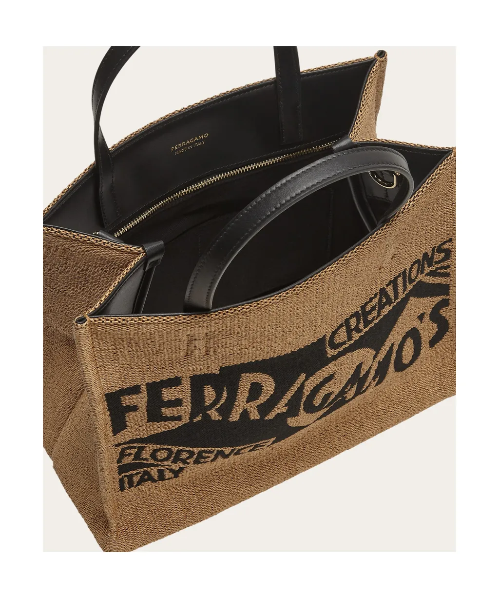 Logo Jacquard Tote Bag