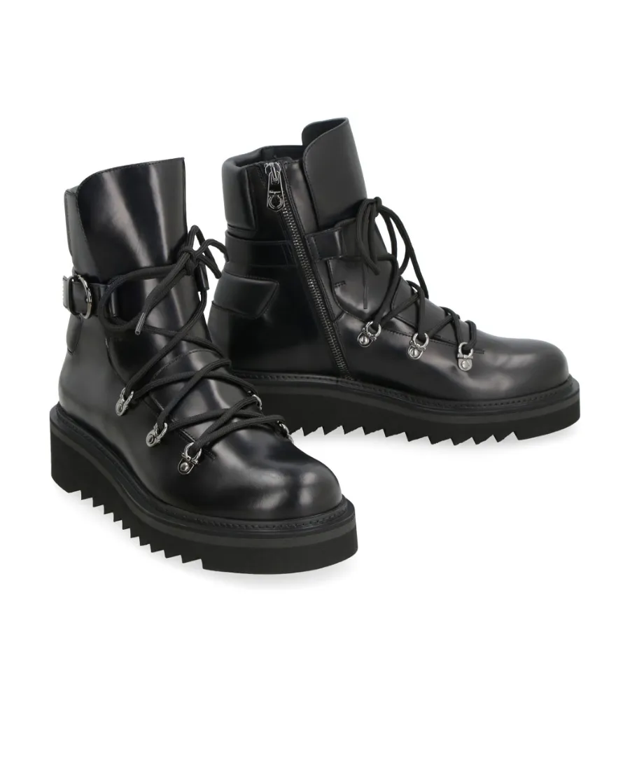 Lace-Up Hiking Boots