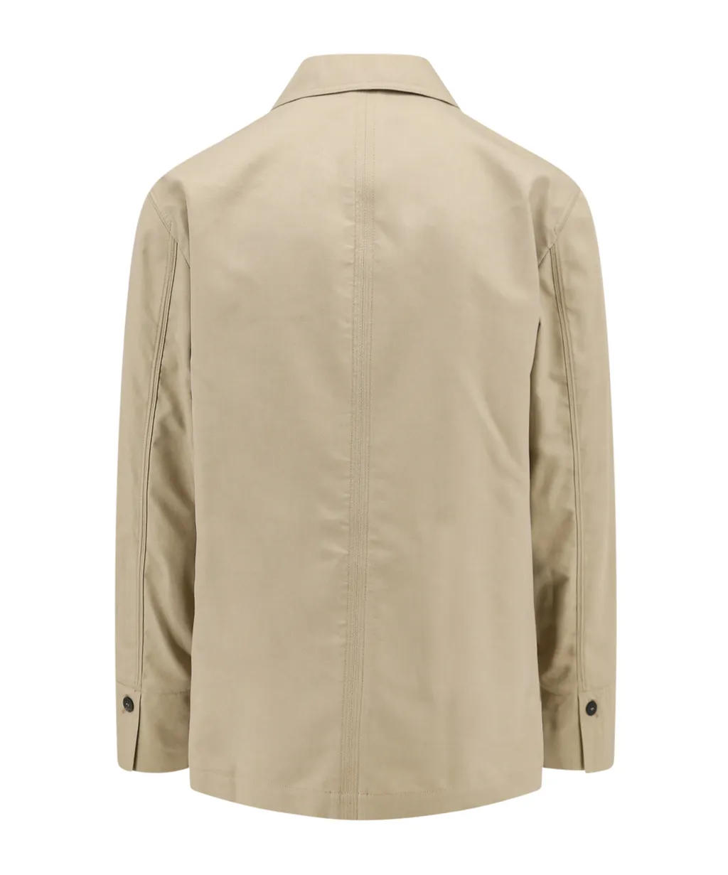 Logo Patch Long-Sleeved Jacket