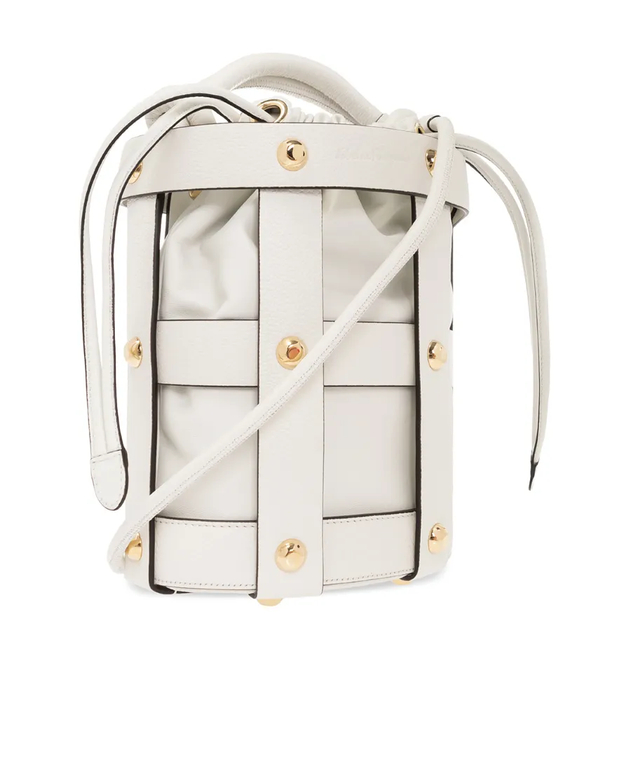 Stud Detailed Cage Bag
