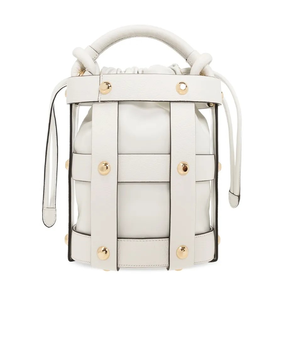 Stud Detailed Cage Bag
