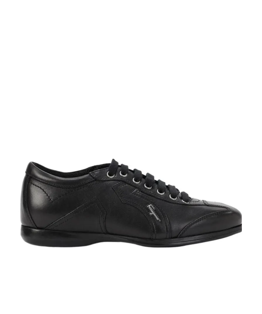 Logo-Lacing Casual Sneakers