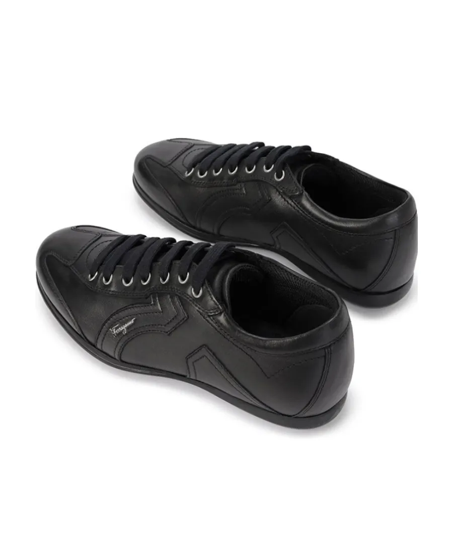 Logo-Lacing Casual Sneakers