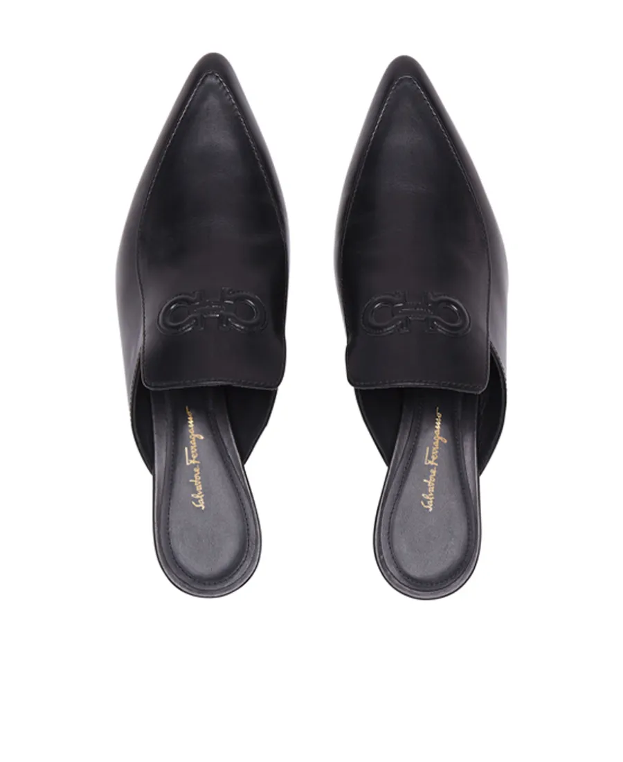 Logo Pointed Muller Shoes
