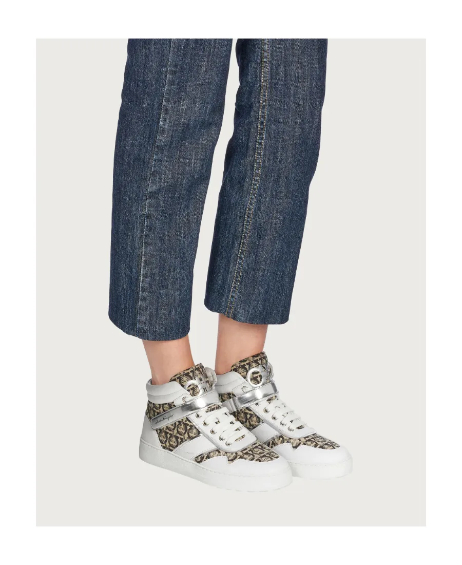Logo High-Top Sneakers