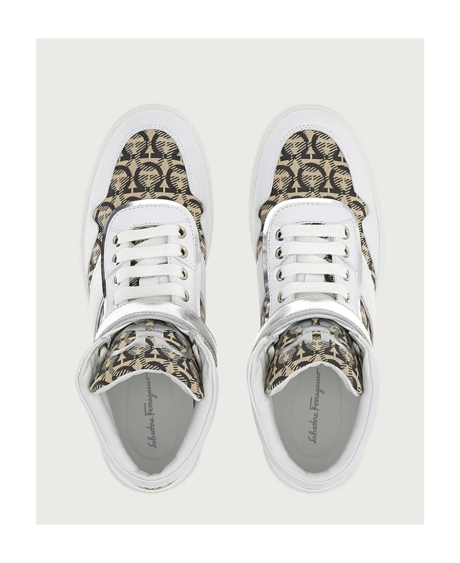 Logo High-Top Sneakers