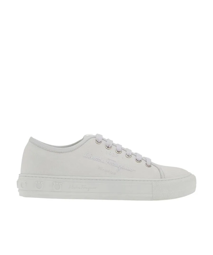 Logo Embossed Low-Top Sneakers