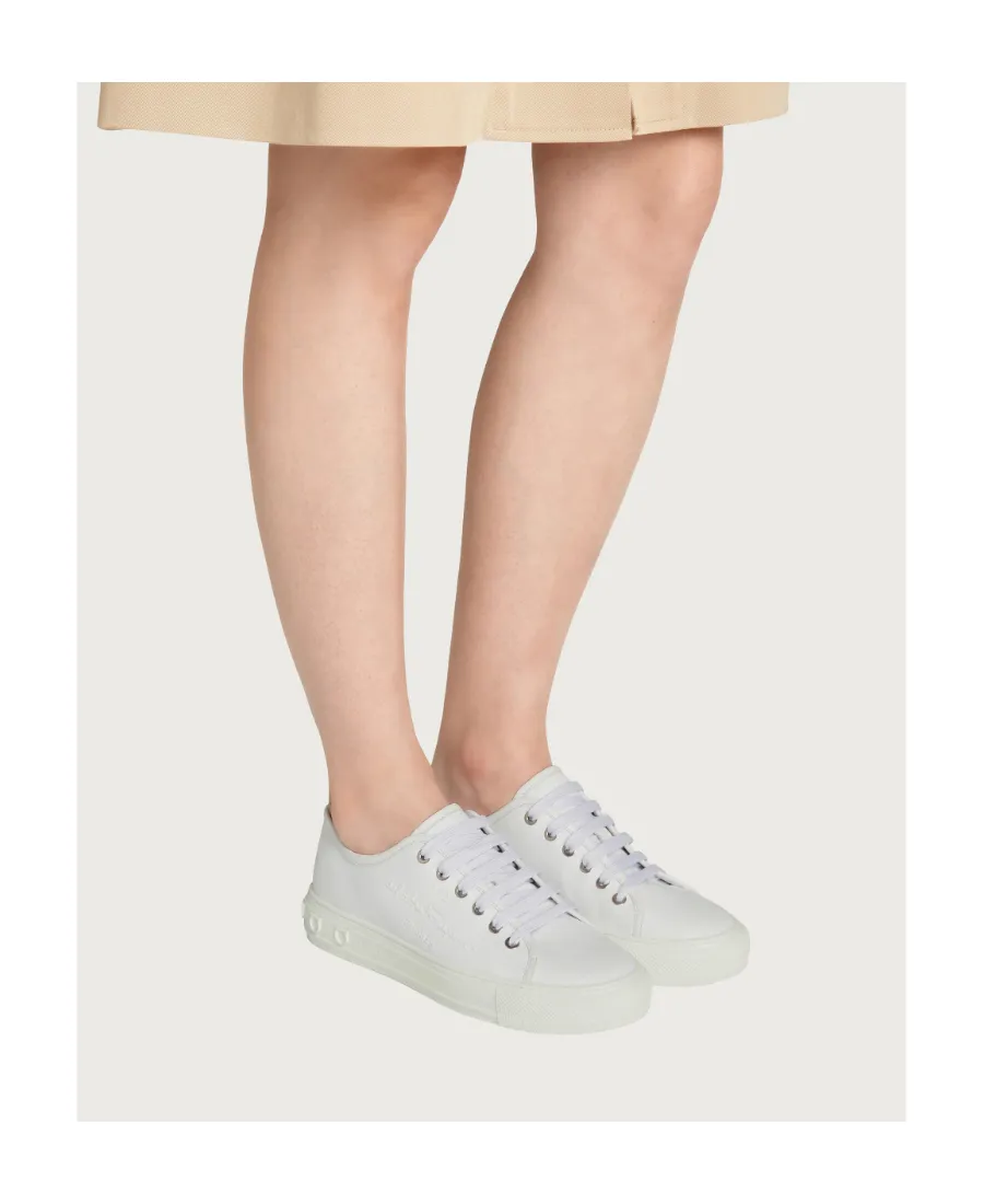 Logo Embossed Low-Top Sneakers