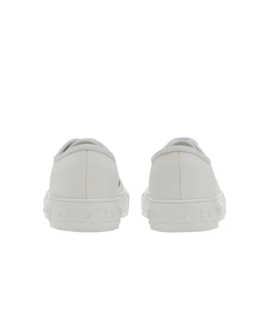 Logo Embossed Low-Top Sneakers