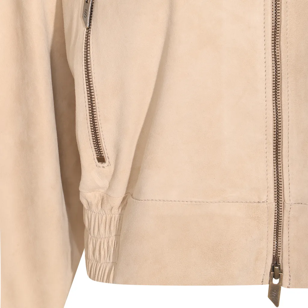 Zip-Up Leather Jacket