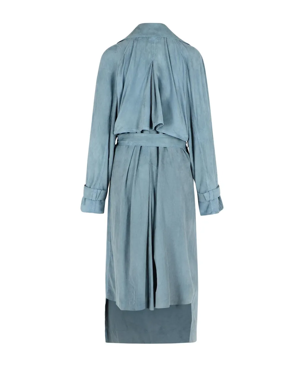 Tied Waist Trench Coat