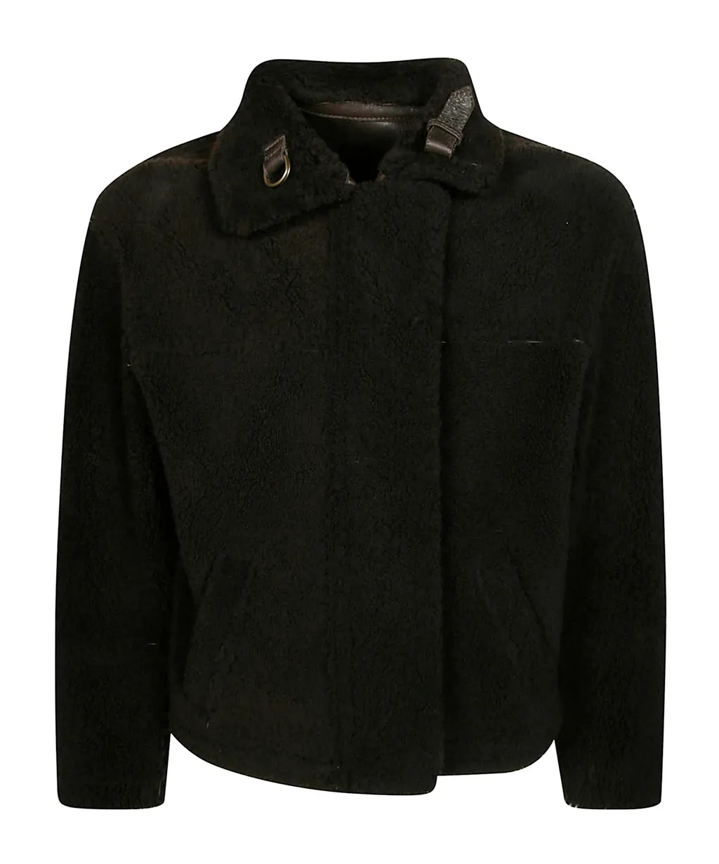Zippered Leather Jacket