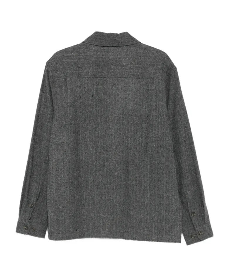 Button-Down Long-Sleeved Shirt
