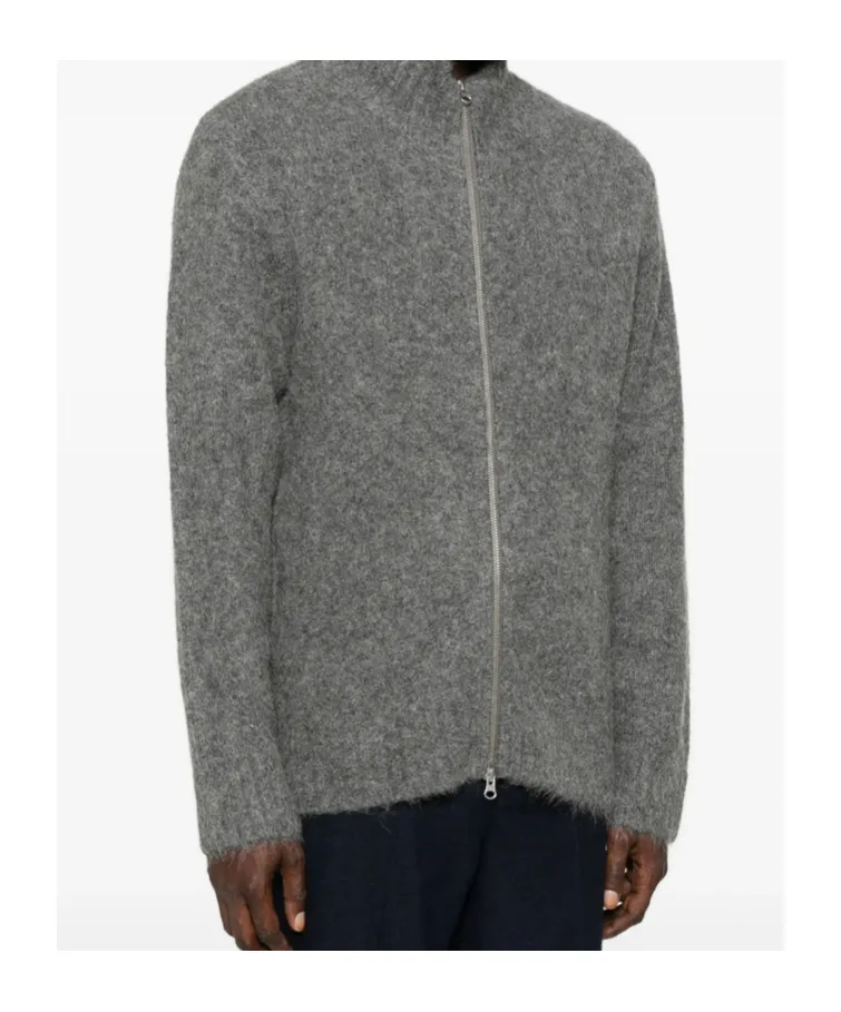 Zipper Long-Sleeved Sweater
