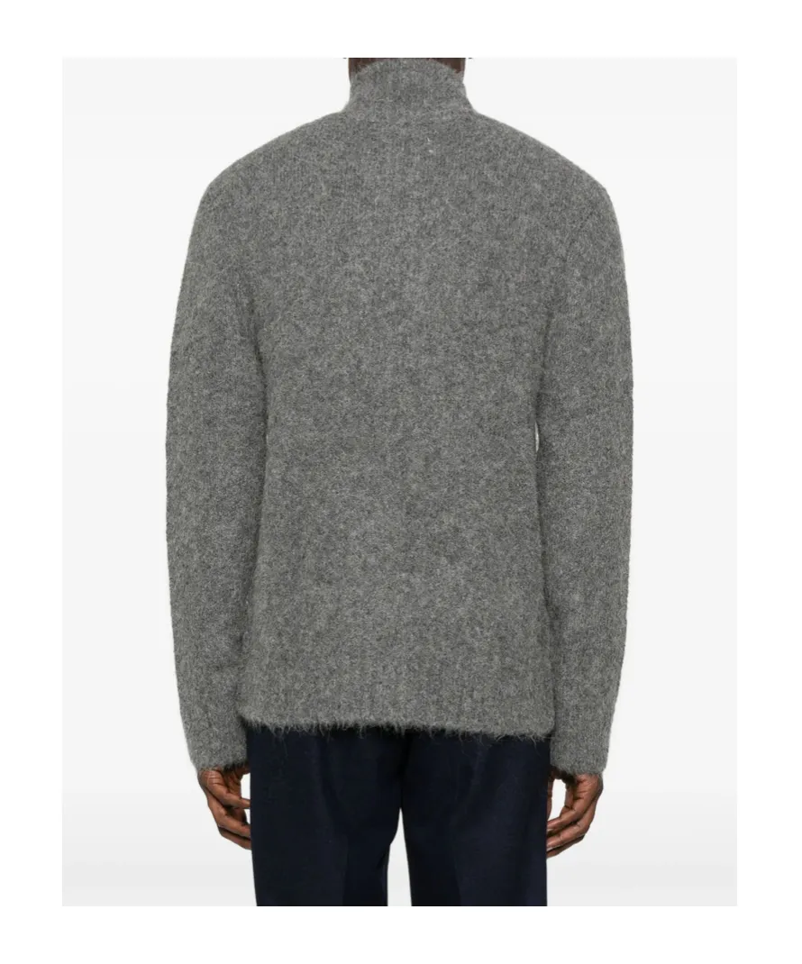 Zipper Long-Sleeved Sweater