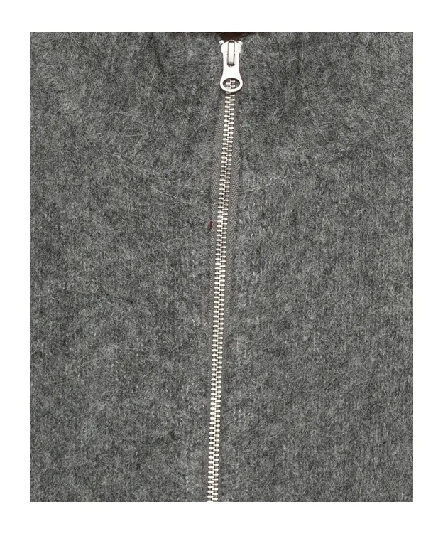 Zipper Long-Sleeved Sweater