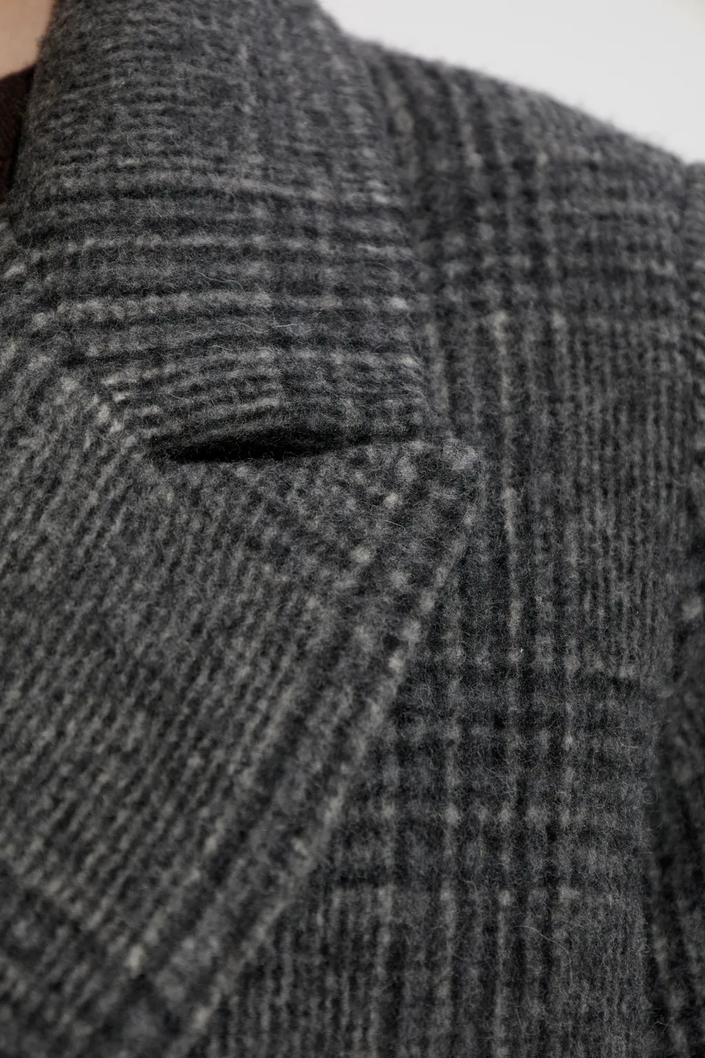 Sajilla Double-Breasted Checked Coat
