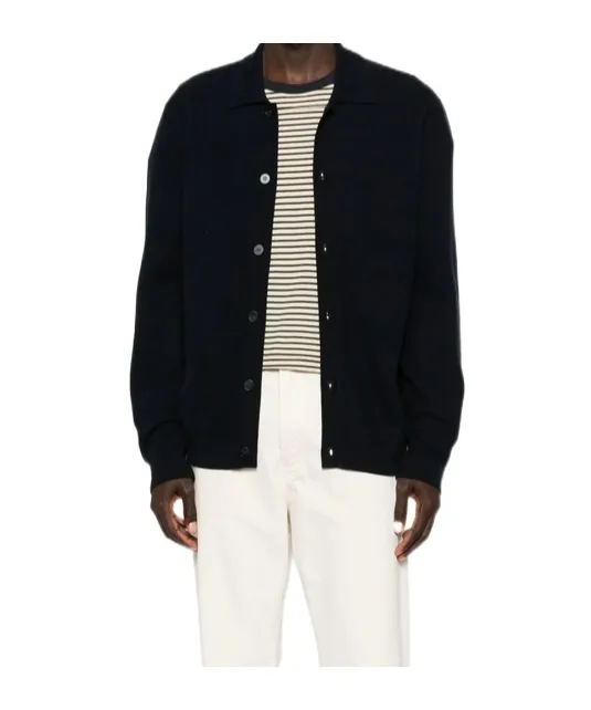 Button Long-Sleeved Sweater
