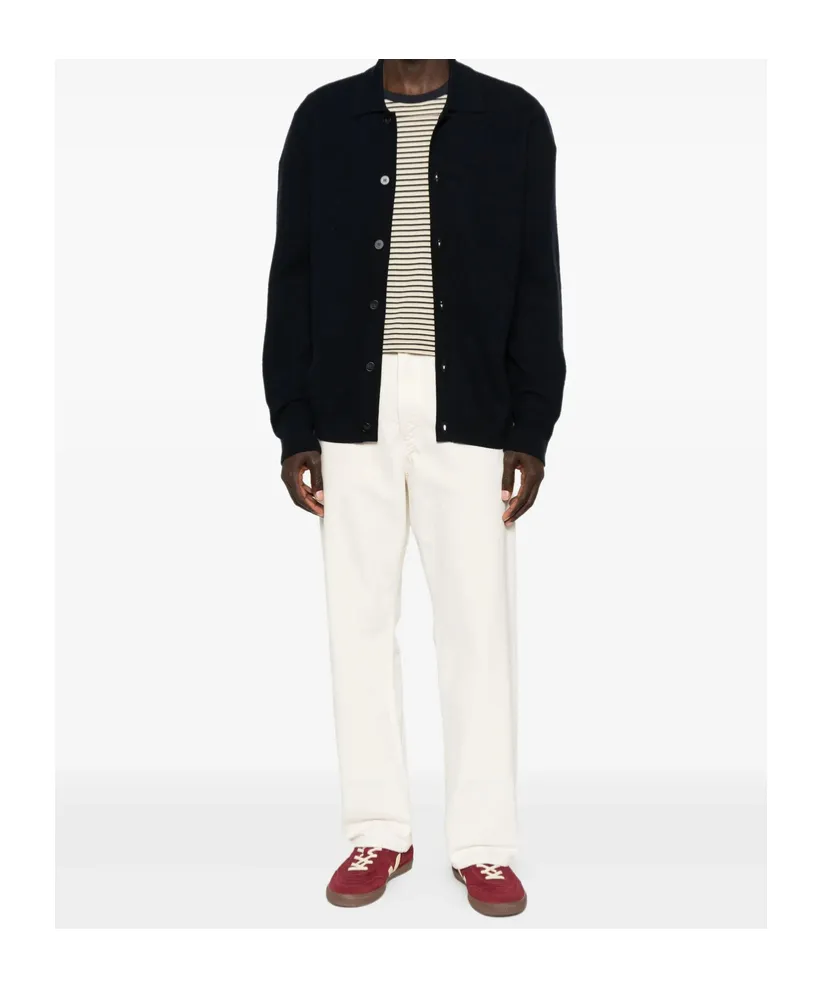 Button Long-Sleeved Sweater