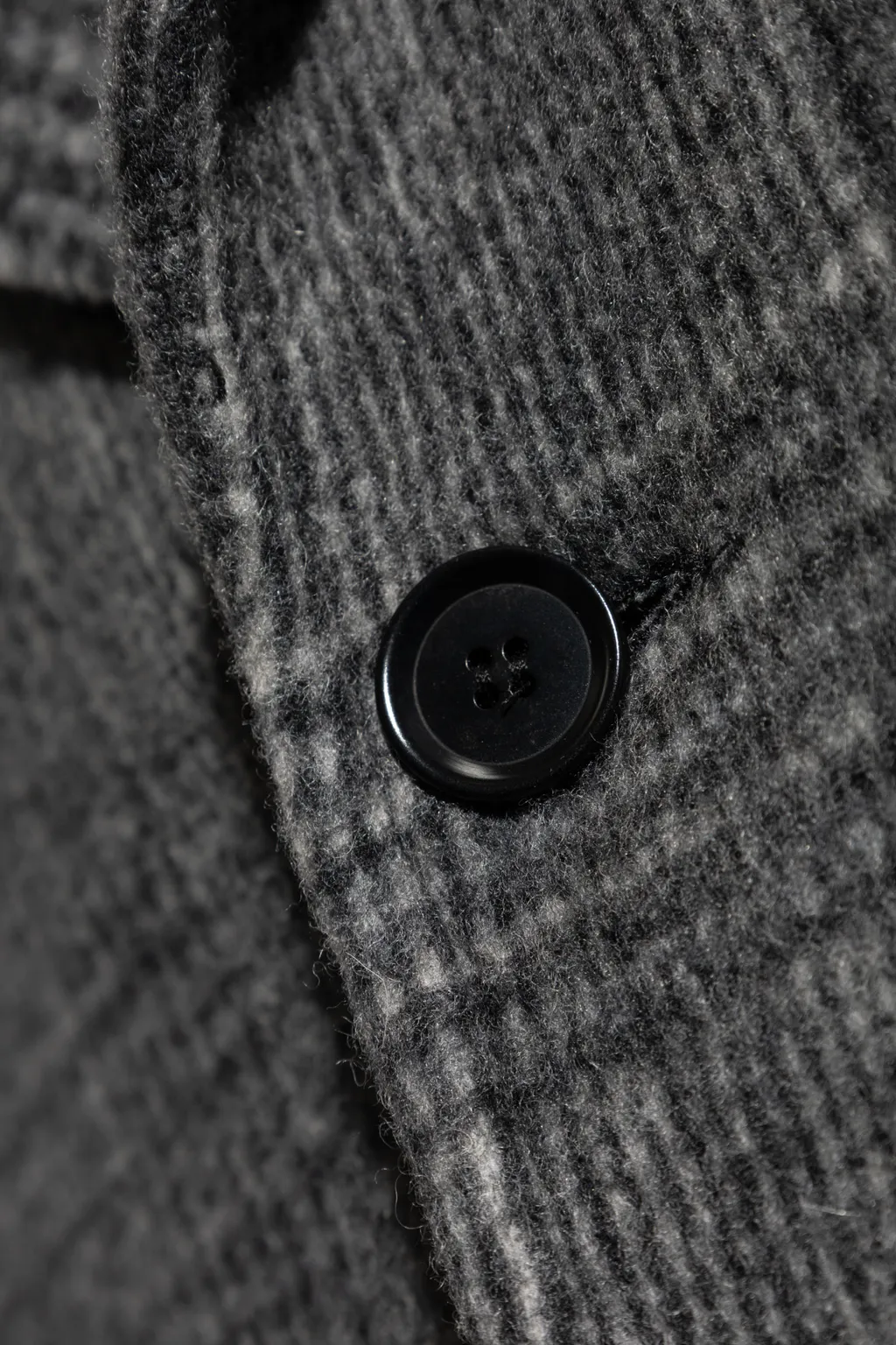Checked Wool Coat