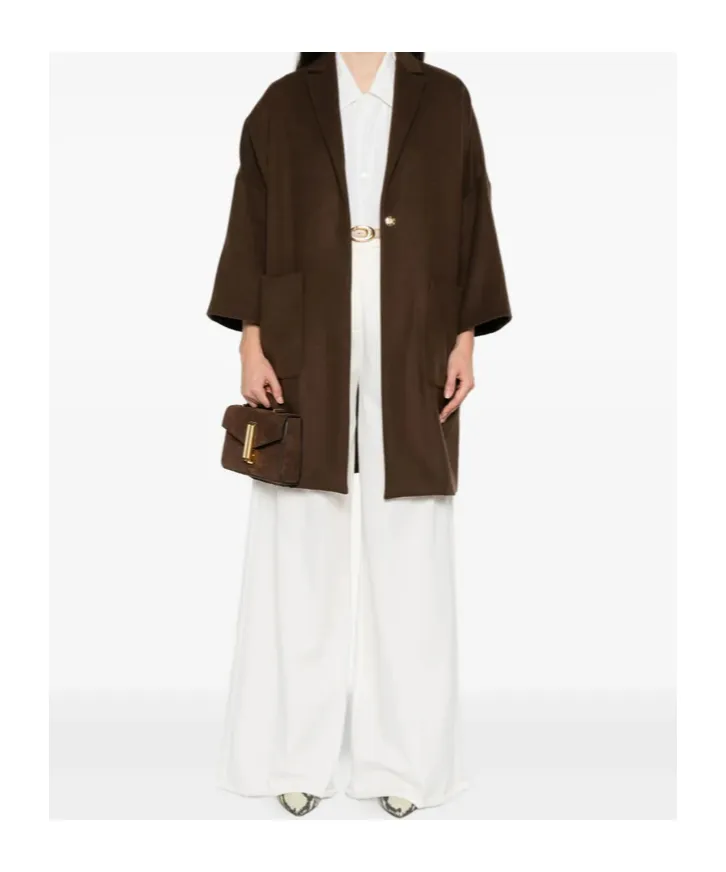 Lapel Wide-Sleeved Coat