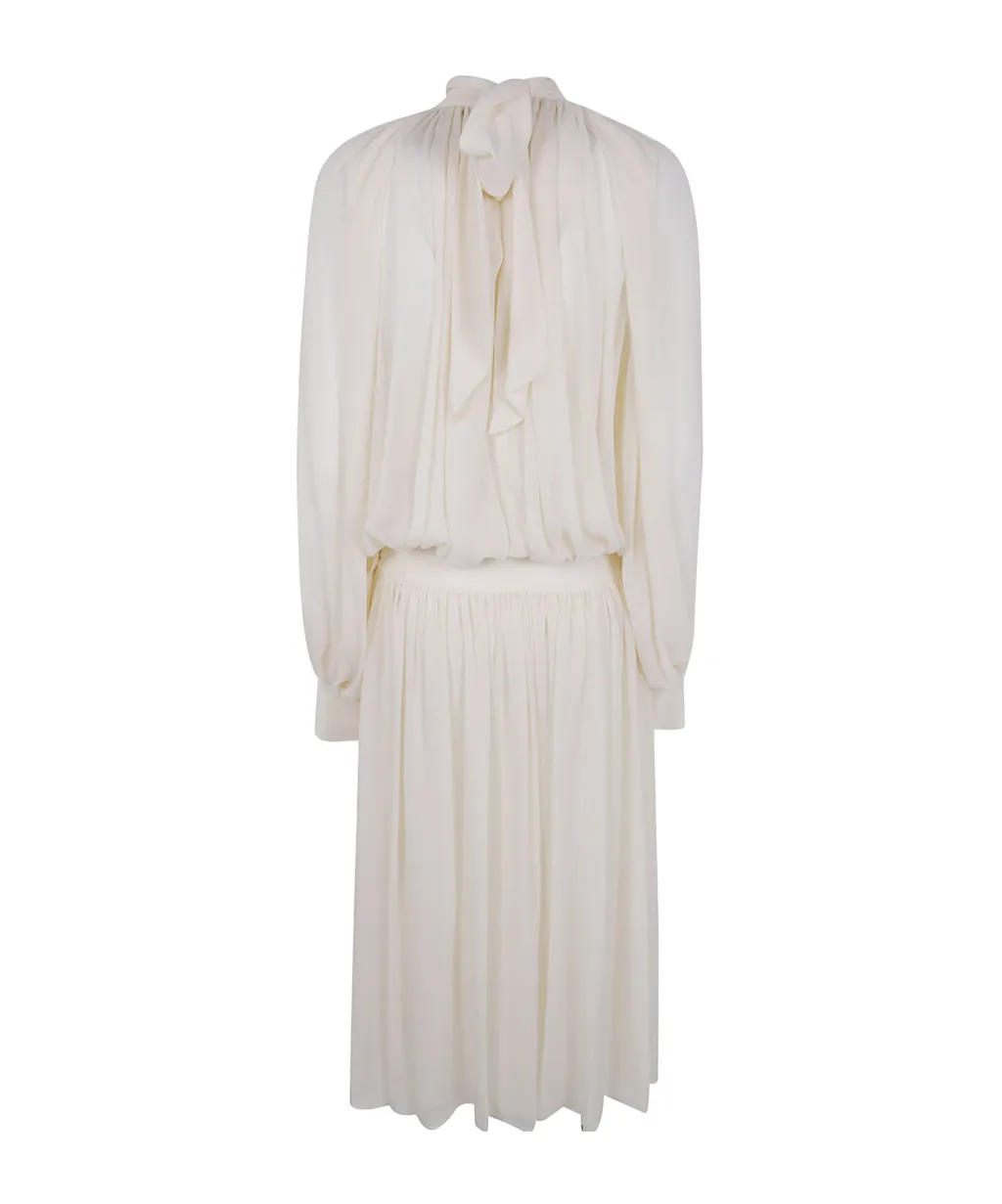 Gathered Midi Dress
