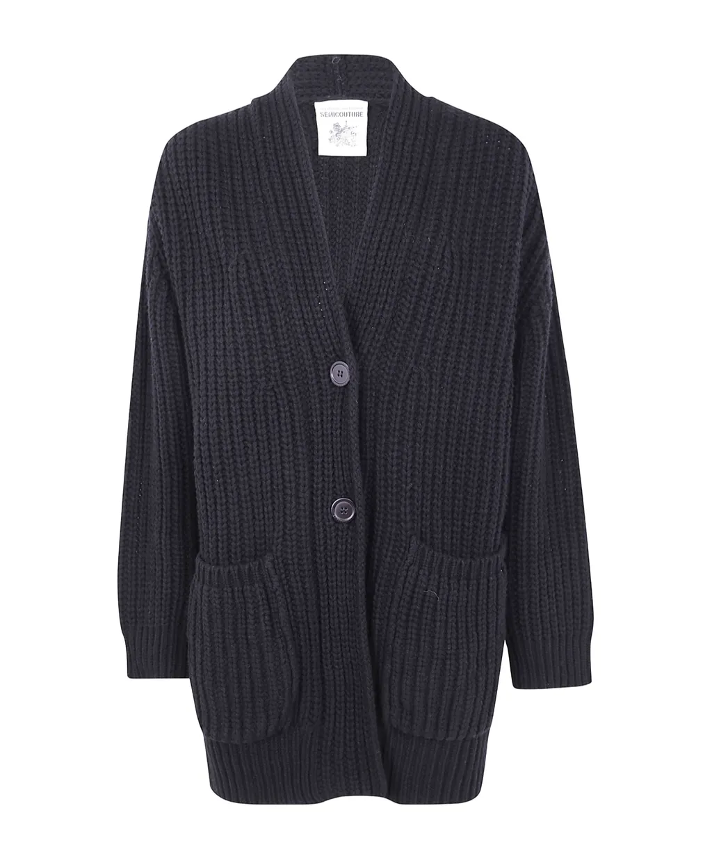 Drop-Shoulder Cardigan