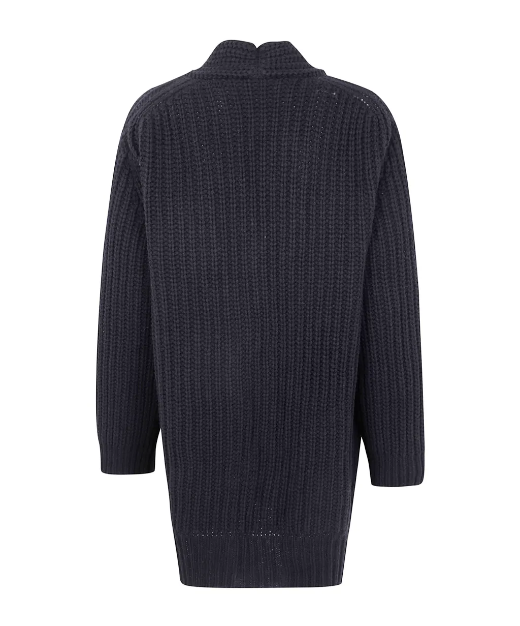 Drop-Shoulder Cardigan