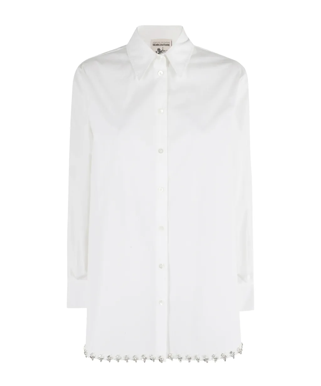 Button-Down Long-Sleeved Shirt