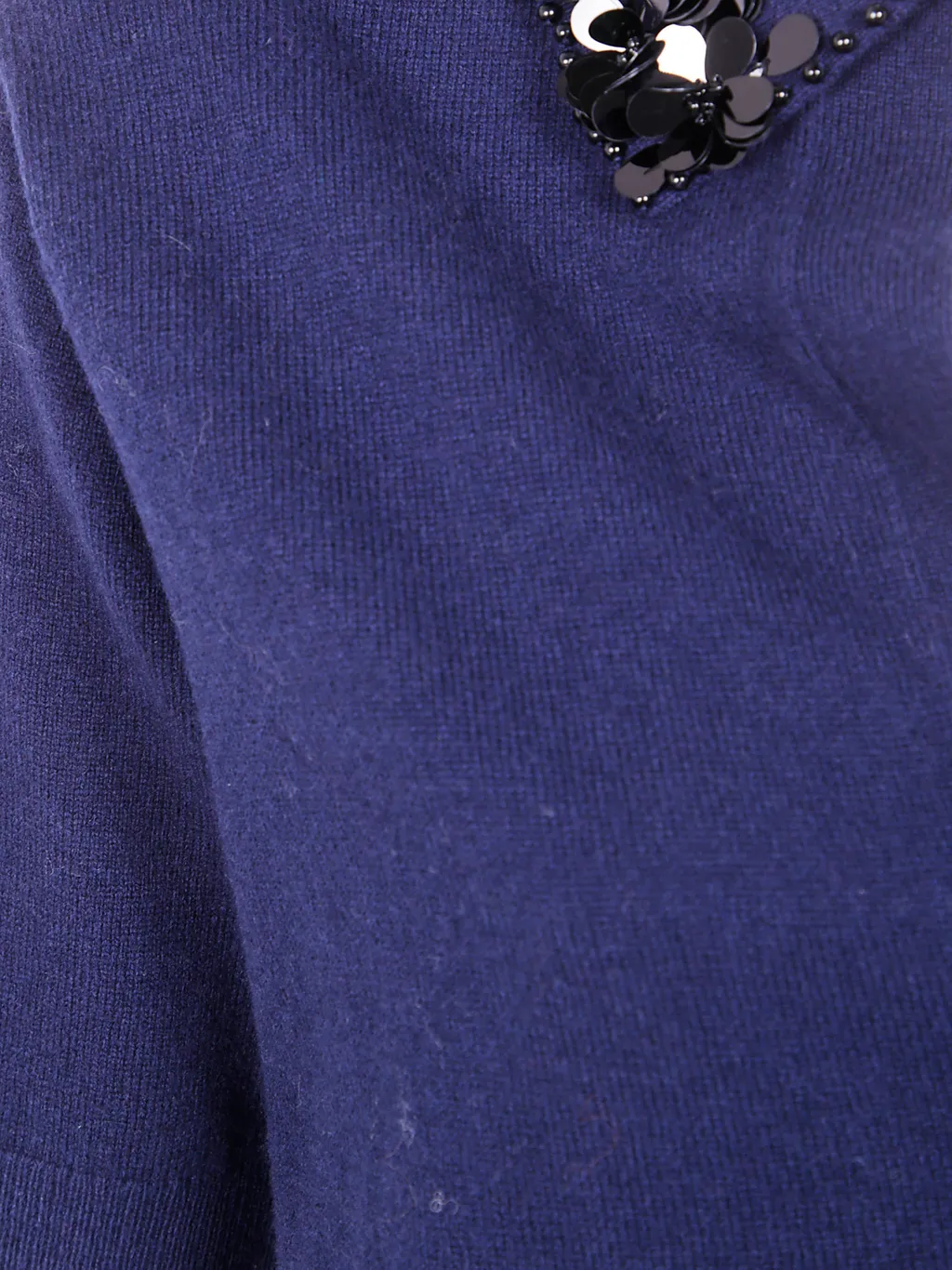 Rhinestone Collar Knitwear
