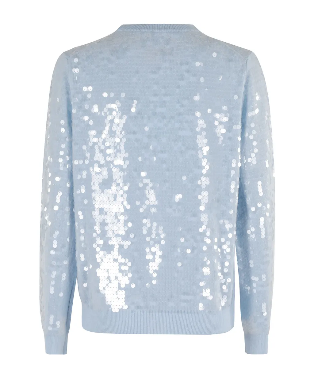 Sequined Long-Sleeved Sweatshirt