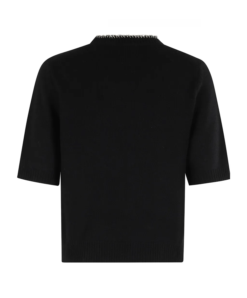 Crew Neck Ribbed Sweater