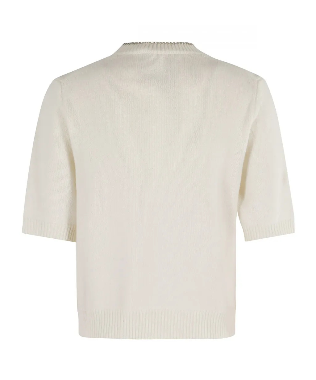 Crew Neck Ribbed Sweater