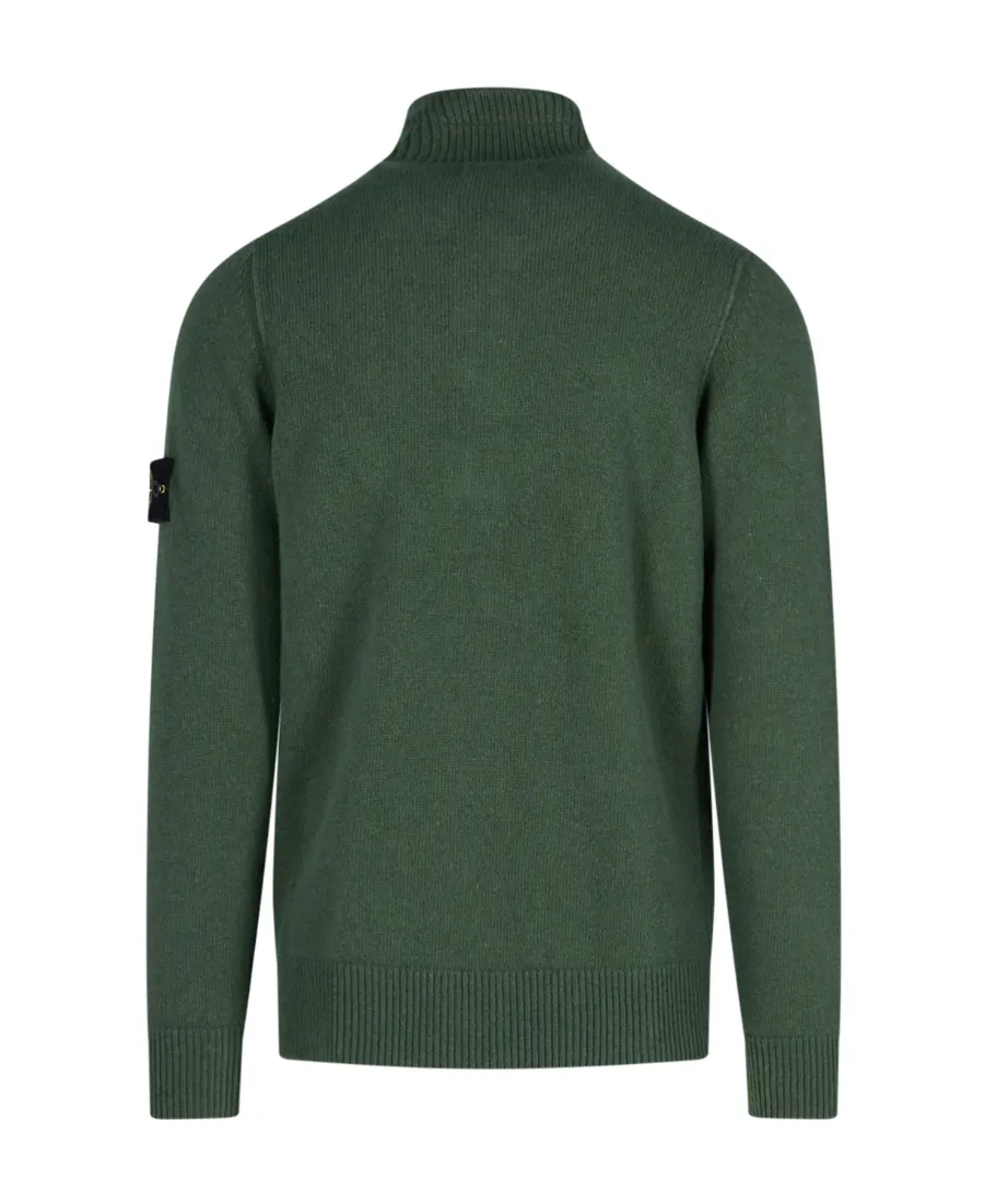Logo-Patch Crew-Neck Jumper