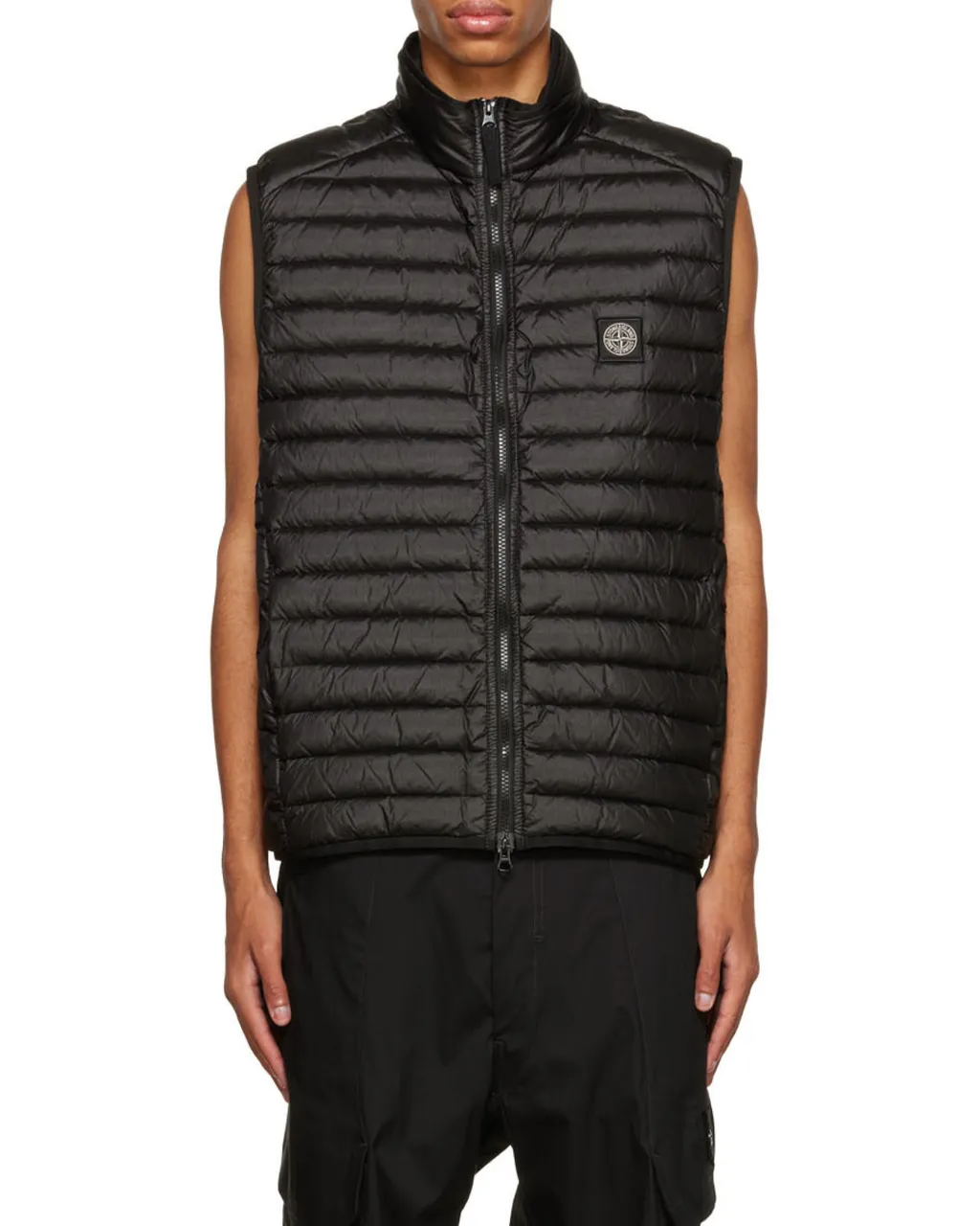 Compass Logo-Patch Padded Gilet