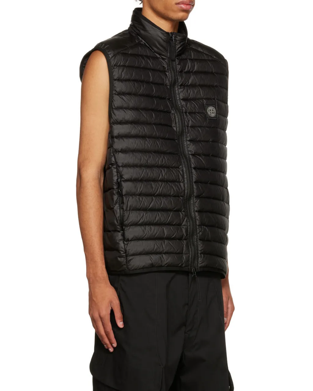Compass Logo-Patch Padded Gilet