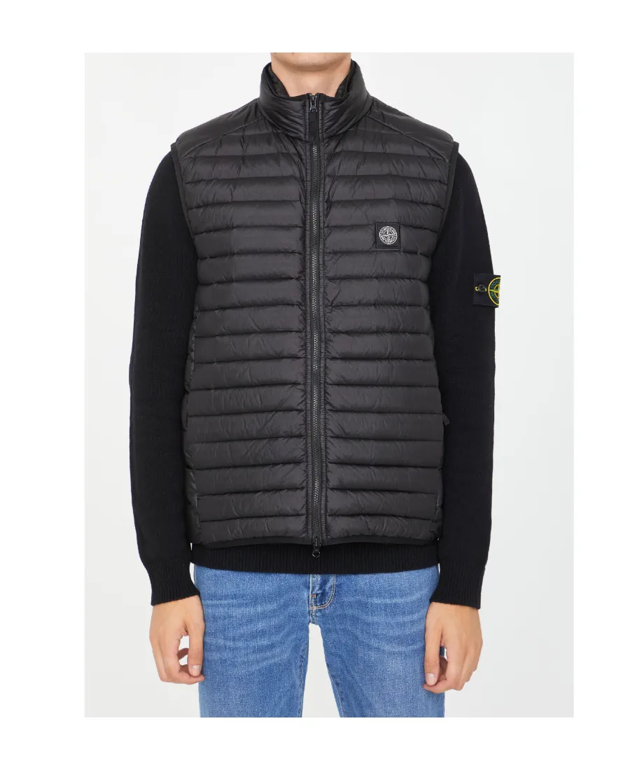 Compass Logo-Patch Padded Gilet