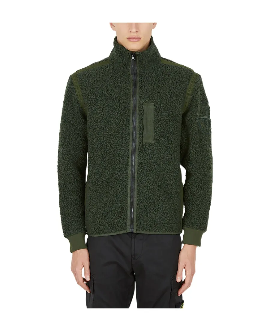 High-Necked Zipper Casual Jacket